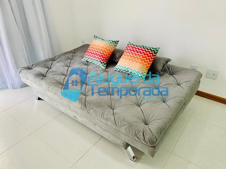 Confortável Próximo Praia do Forte/Dunas - Ap 301