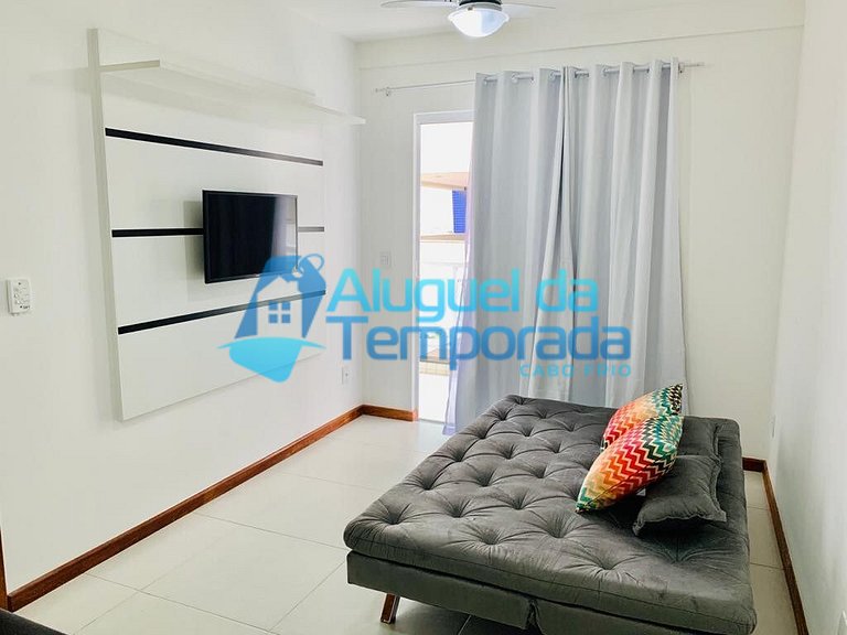 Confortável Próximo Praia do Forte/Dunas - Ap 301