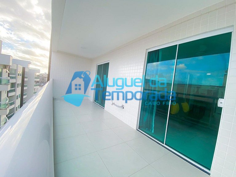 Cobertura Espaçosa Vista Mar 3 Quartos - Cob 407