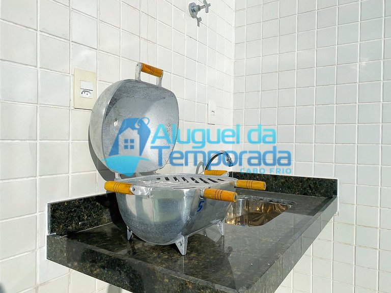 Até 8 pessoas, Cobertura Por do Sol 2 Quartos - Cob 405