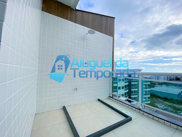 Até 8 pessoas, Cobertura Por do Sol 2 Quartos - Cob 405