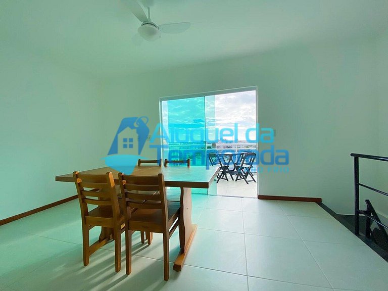 Até 8 pessoas, Cobertura Por do Sol 2 Quartos - Cob 405