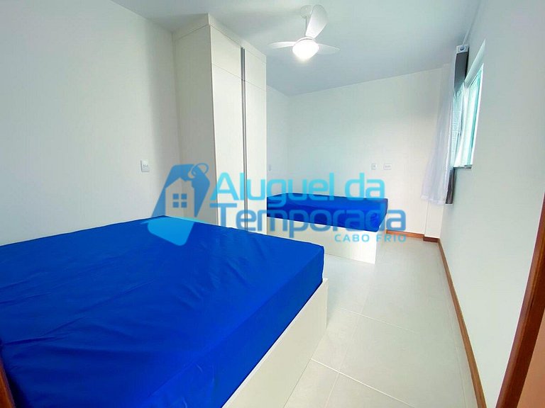 Até 8 pessoas, Cobertura Por do Sol 2 Quartos - Cob 405