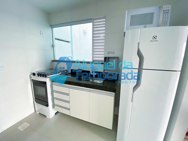 Até 8 pessoas, Cobertura Por do Sol 2 Quartos - Cob 405