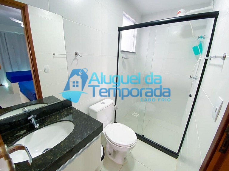 Até 8 pessoas, Cobertura Por do Sol 2 Quartos - Cob 405