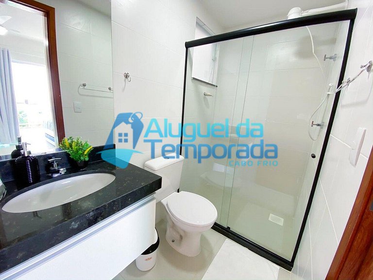 Varanda Com Vista da Cidade Cabo Frio - Ap 203