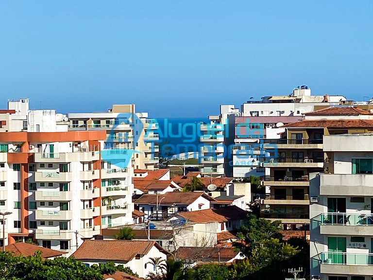 Cobertura Espaçosa Vista Mar 3 Quartos - Cob 407