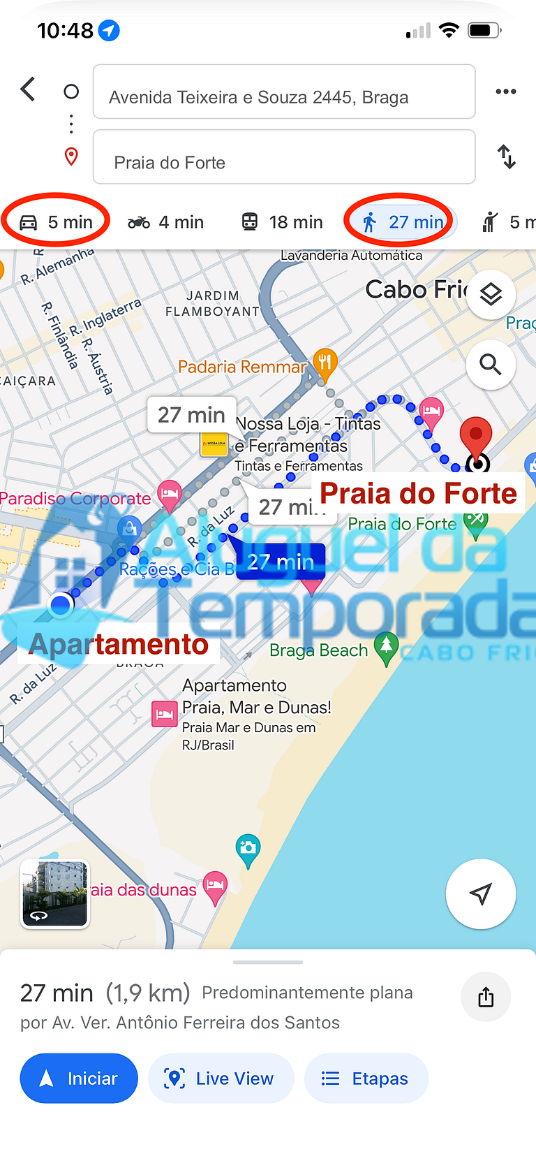 Até 5 pessoas, Fácil Acesso Praias Forte - Ap 310